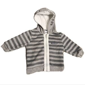 Calvin Klein Boy's 0-3 Months Zip Up Jacket